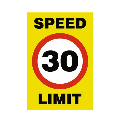 Speed Limit Traffic Sign Board Manufacturer | Kolkata
